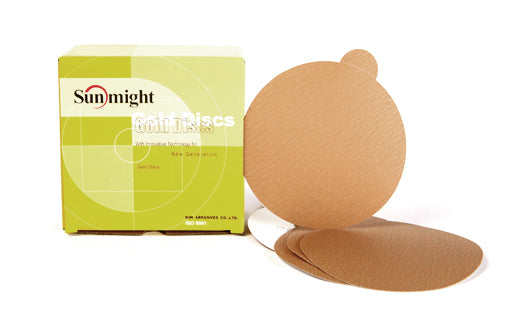 Sunmight Gold Open Coated Grip Disc 6in Velcro 024