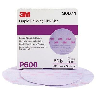 3Mâ„¢ Hookitâ„¢ Purple Finishing Film Abrasive Disc 260L