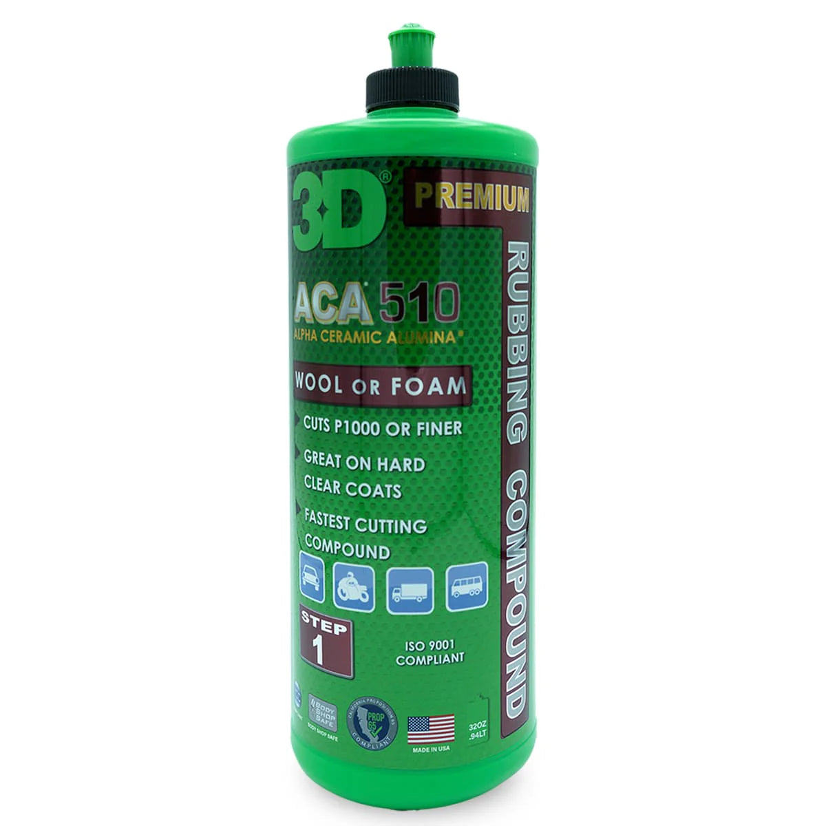 3D ACA 510 X-TRA CUT Premium Rubbing Compound