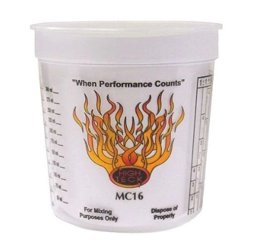 MC16 Pint Mixing Cups High Teck - Precise Paint Mixing Tools
