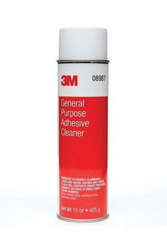 3M 08987 General Purpose Adhesive Cleaner — 15 oz aerosol.