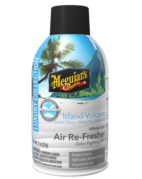 Meguiar's - Ambientador para todo el coche y eliminador de olores - Aroma a volcán isleño