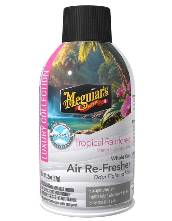 Meguiar's - Ambientador para todo el coche, eliminador de olores - Aroma a selva tropical