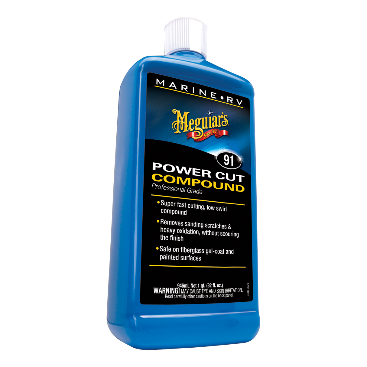 Meguiars M9132 Marine/RV Pro Grade Power Compound (32 Oz)