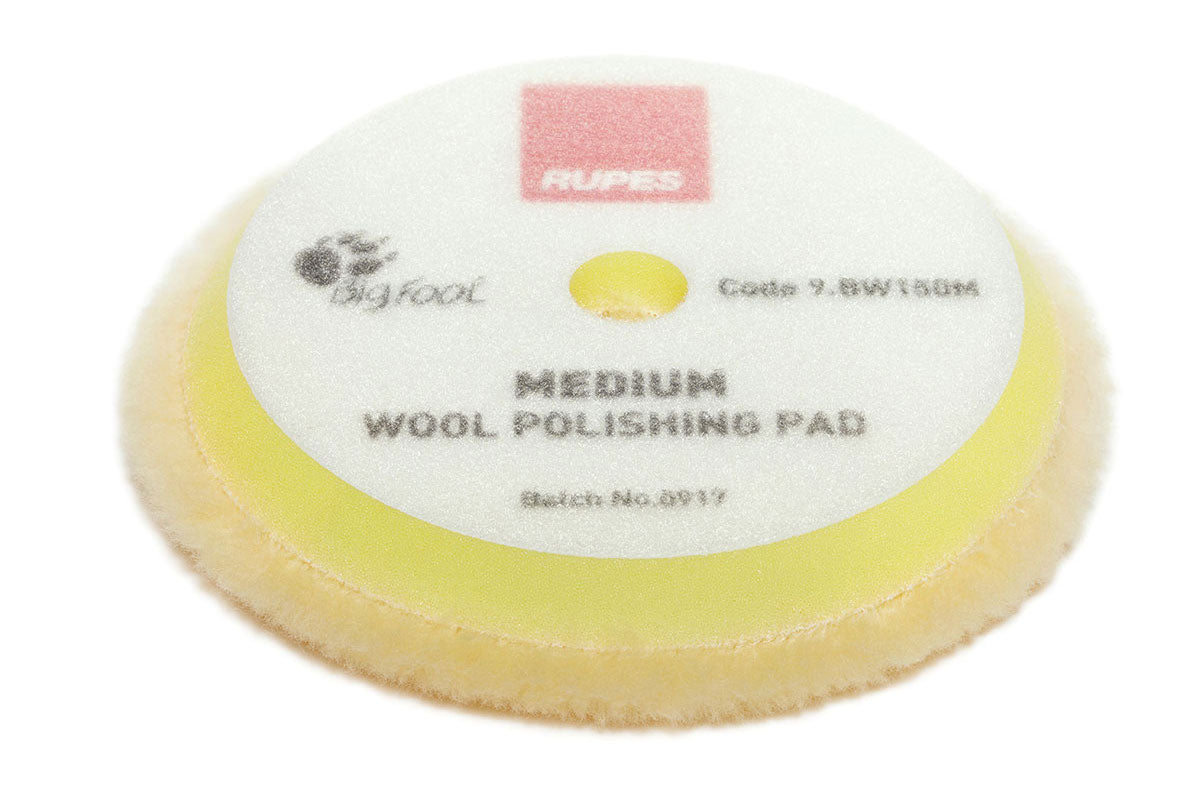 Rupes Yellow Medium Polishing Wool Pad