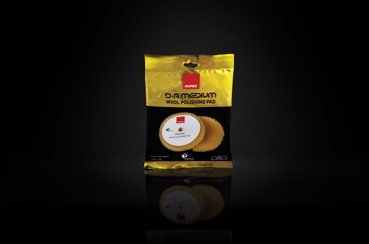 Rupes Yellow Medium Polishing Wool Pad