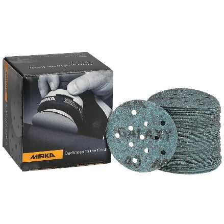 Discos de lijado Mirka Galaxy de 3" con agarre multiagujero y ajuste múltiple, serie FY-3MF