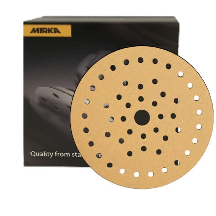 Mirka® 23-6MF GOLD Multifit 6'' Grip 50 Discos / Caja