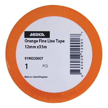 9190320007 Cinta de línea fina naranja 12 mm x 33 m 1/rollo