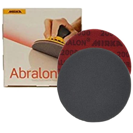 8A-240 MIRKA ABRALON 6" 10 discos DISCOS DE ESPUMA PARA PULIR CON AGARRE