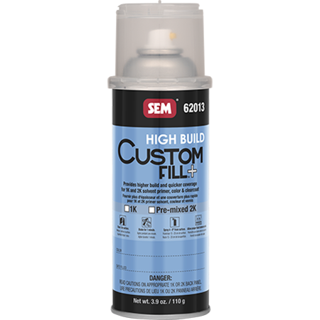 Sem, Custom Fill Plus High Build Aerosol Blank, 123456