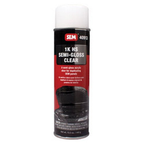 Sem, 1K HS Semi-Gloss Clear 20oz Aerosol Can, Sem
