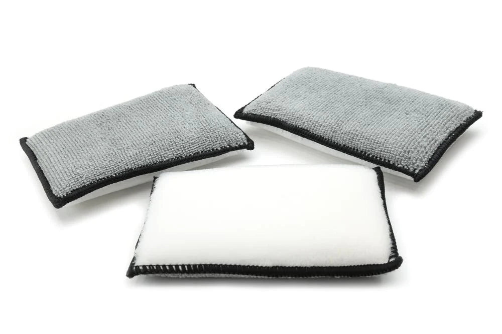 Autofiber SN-SFLAT-3 Scrub Ninja - Scrubber Sponge 5"x3.5" -White/Gray