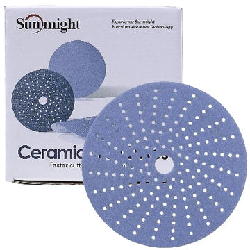 765 Ceramic Film Disc 6" - Multi Hole Grip Disc