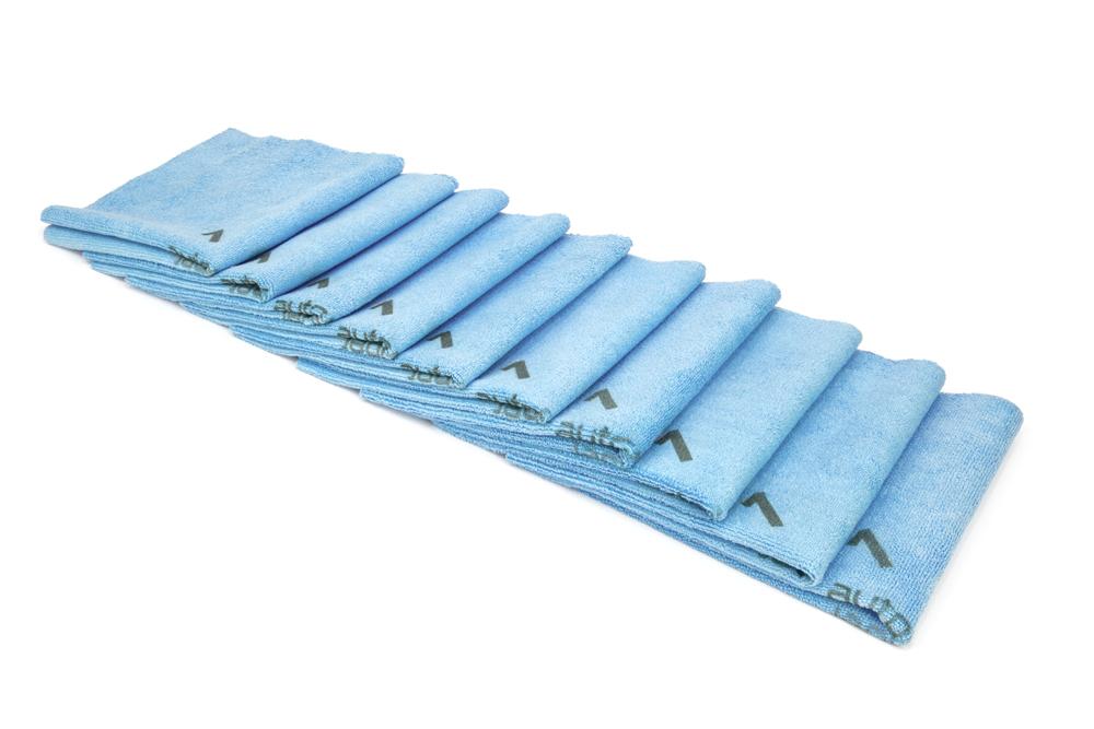 Autofiber T397-QUADRANT-BLUE Quadrant Wipe - Microfiber Towels 390gsm 16 x 16