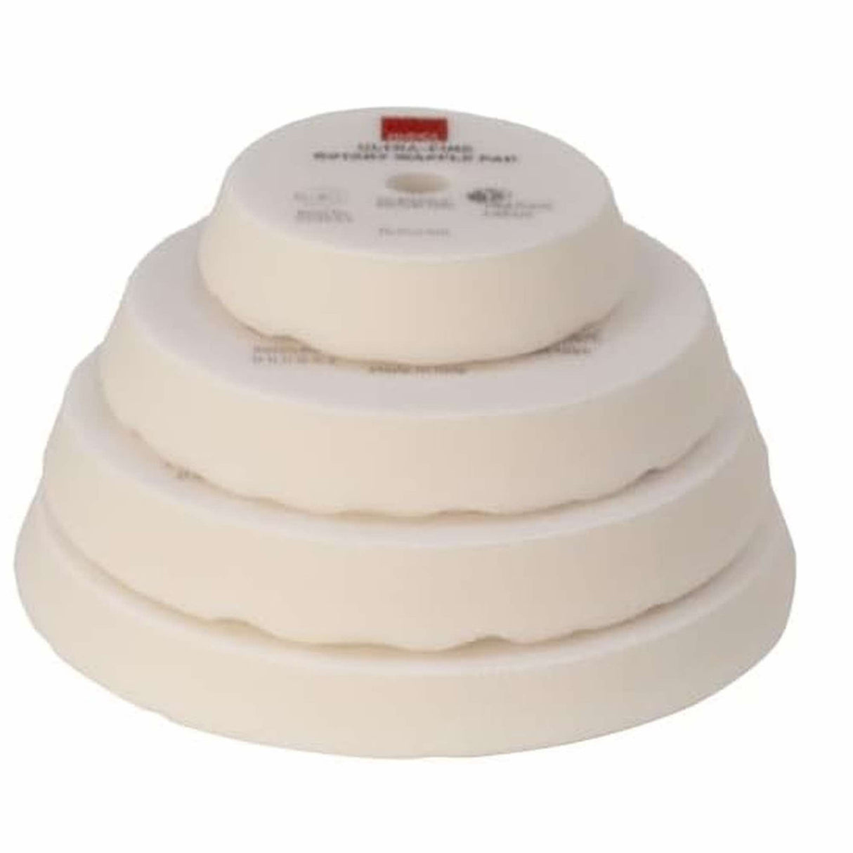 RUPES Rotary Waffle Ultra-Fine Foam Polishing Pad β White