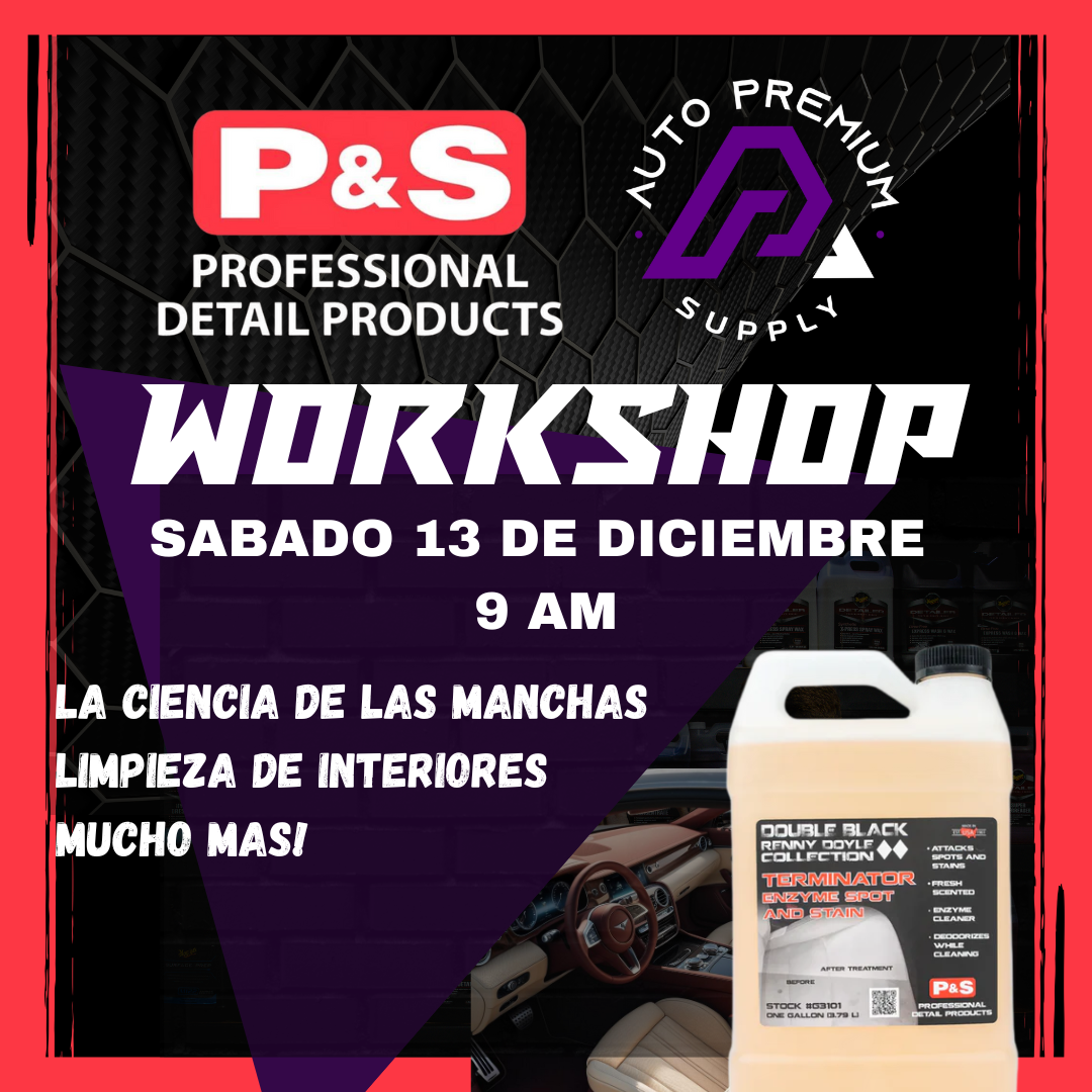 P&S WORKSHOP (La ciencia detras de las manchas)