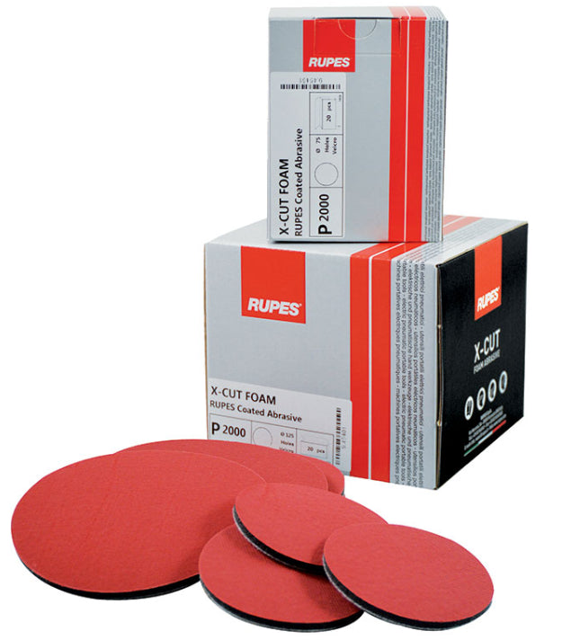 X-CUT FOAM ABRASIVE 75mm DISC P3000 BOX 20pcs