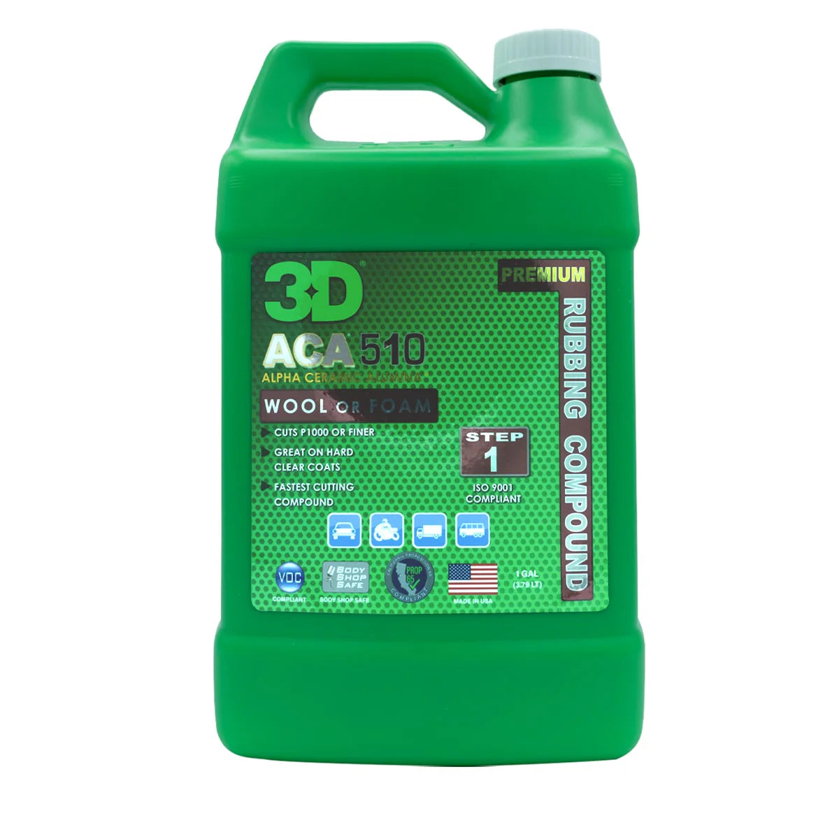 3D ACA 510 X-TRA CUT Premium Rubbing Compound
