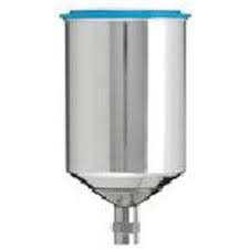 6038D Aluminum 1L 1/4" Cups for Iwata Spray Guns - Durable & Lightweight