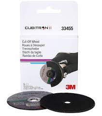 3M Cubitron II cut-off wheel 33455 — 3 in x .0625 in x 3/8 in, 5 pack.