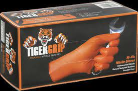 8844 GUANTE LARGE TIGER ORANGE NITRILO