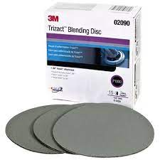 3M Trizact Hookit blending disc 02090 — 6 in, P1000, 15 pack.