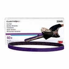 3M Cubitron II file belt 33445 — 1/2 x 18 inch, 60 grit, 10 pack.