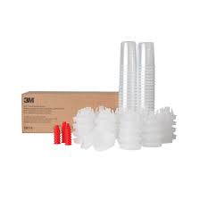3M PPS Lid and Liner Kit — 50 lids and liners.