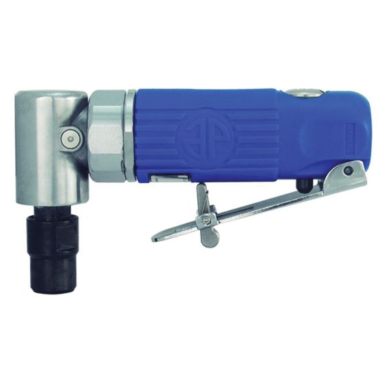 Amoladora neumática Astro 1240 de 90 grados, 1/4 pulg., 3 cfm, 20 000 rpm, manija de palanca