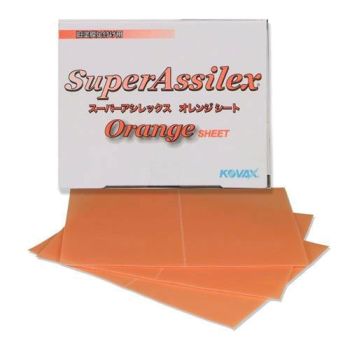 Hoja de lija KOVAX Super Assilex, 130 mm de ancho x 170 mm de largo, grano 1200, óxido de aluminio Abr