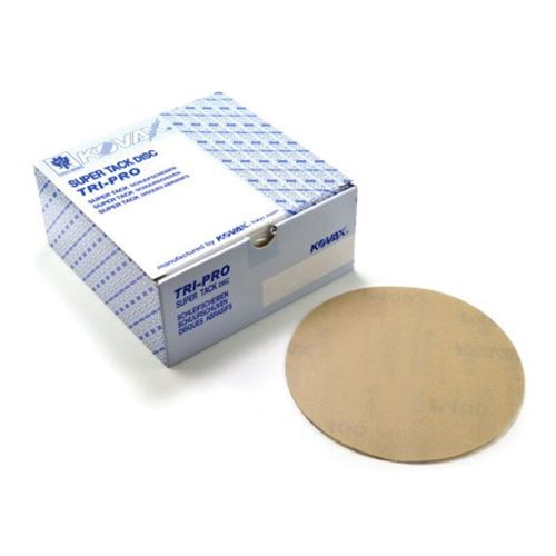 Disco abrasivo con resina KOVAX® Tri-Pro 525 (100 unidades), 6 pulgadas, fijación Super-Tack