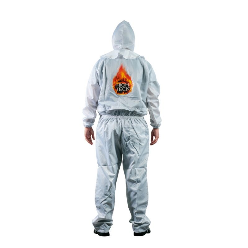 Traje de pintura premium High Teck™ PS210W, grande, blanco, cremallera bidireccional