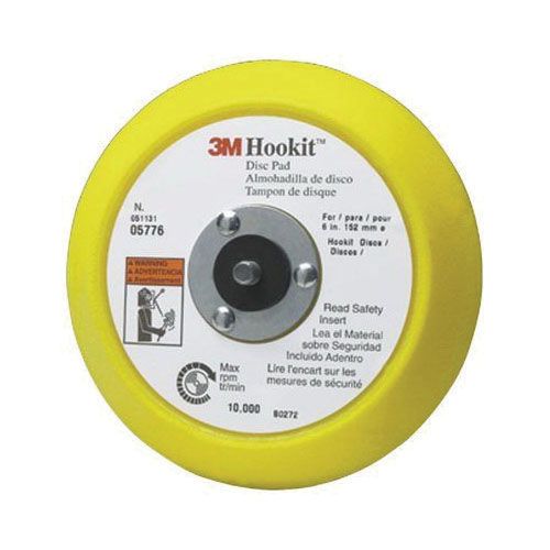 Disco de disco 3M™ 05776 de 45 grados, 6 pulg. de diámetro, eje de 5/16 pulg. - 24 dientes por pulgada, fijación de gancho y bucle
