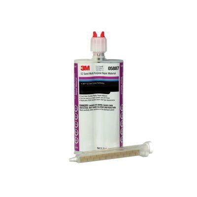 Kit de reparación de piezas flexibles multiusos 3M™ Automix™ 05887, cartucho de 200 ml, pasta, blanco/gris