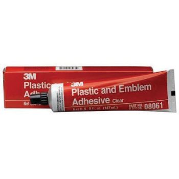 3M 08061 Plastic and Emblem Adhesive, 5 oz tube.