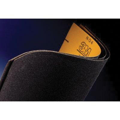 Wetordryâ„¢ 02044 401Q Abrasive Sheet, 5-1/2 in W x 9 in L, 2000 Grit, Fine Grade, Silicon Carbide Abrasive, Black