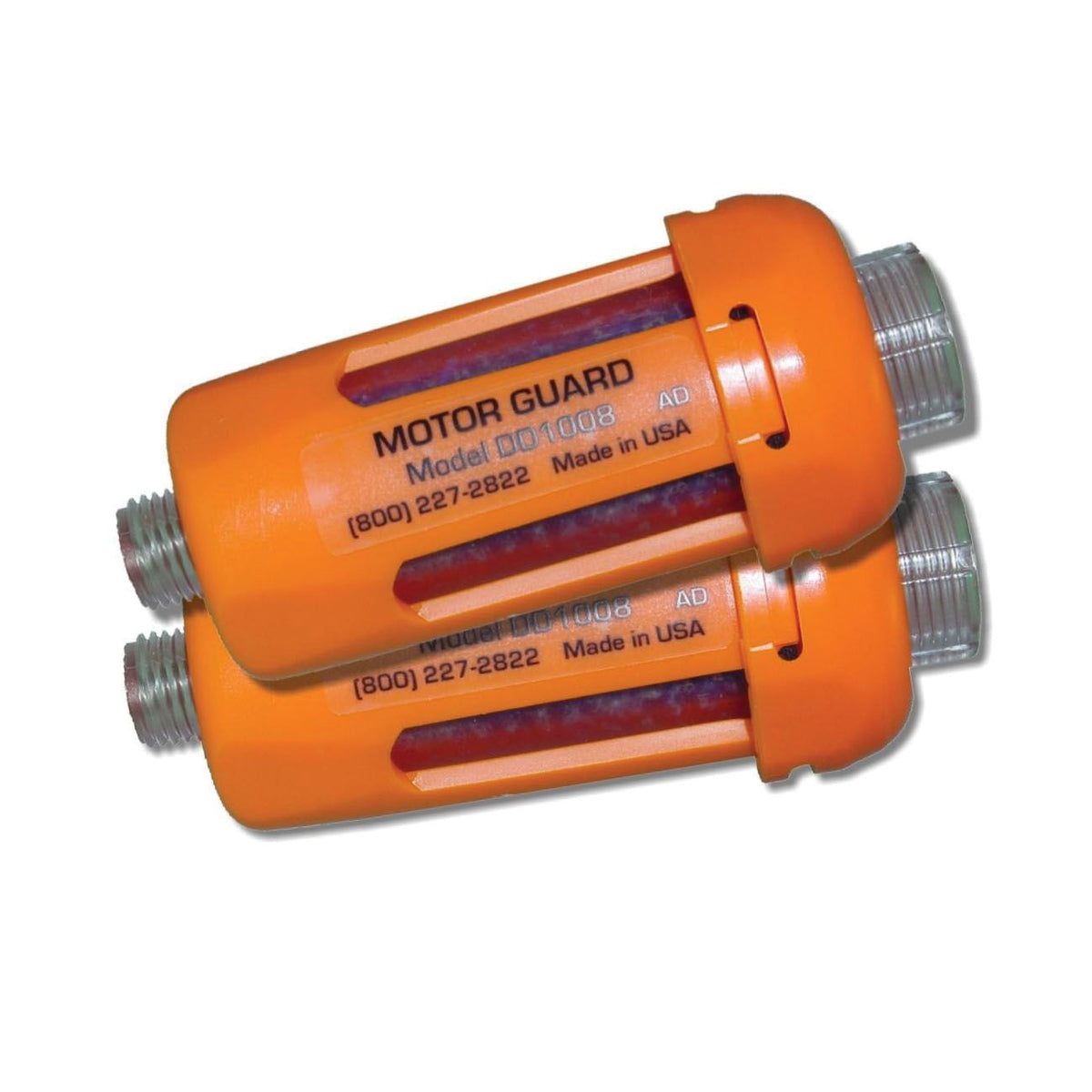 MOTOR GUARD 01008 Disposable Desiccant Filter, 1/4 in FNPT x 1/4 in MNPT Port, 20 cfm, 5 micron, 32 to 130 deg F