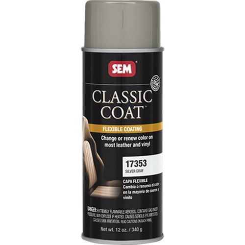 Recubrimiento flexible Classic Coat™ 17353, lata de aerosol de 16 oz, gris plateado, curado en 24 horas, aerosol