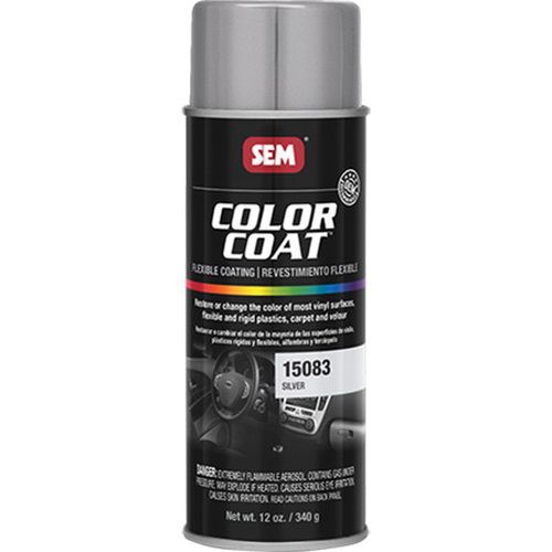 Sem, Color Coat 15083 Flexible Coating 16 oz Aerosol Can Silver, 15083