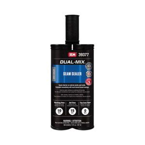 Sellador de juntas de 2 componentes Dual-Mix™ 39377, cartucho de 7 oz, líquido, gris oscuro, aplicación durante 10 minutos a 70 °F