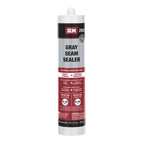 SEM® 29372 2900 Sellador de juntas monocomponente, tubo de 10.1 onzas líquidas, líquido, gris, componente 1K, curado durante 24 horas a 70 °F
