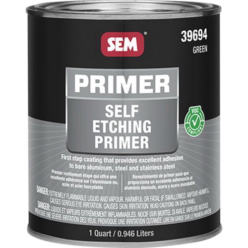 SEM® 39694 Self-Etching Primer, 1 qt Can, Green, 280.7 g/L VOC