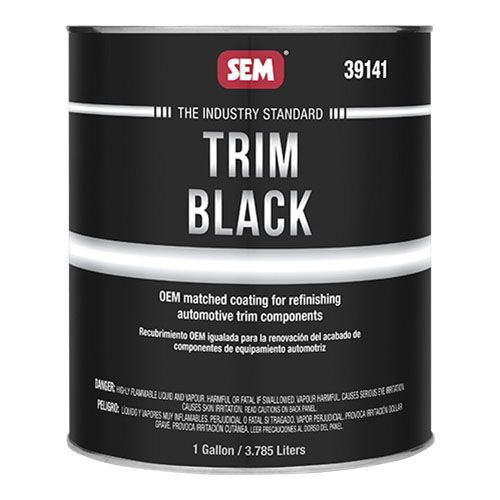 Sem, Trim Black 39141 Trim Paint 1 gal, 39141