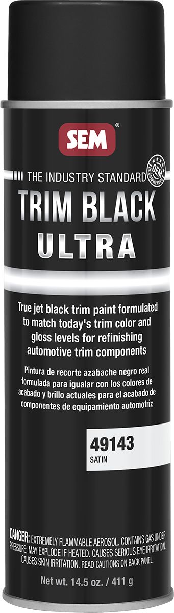 Sem, Trim Black Ultra Satin 20 oz, 20 OZ