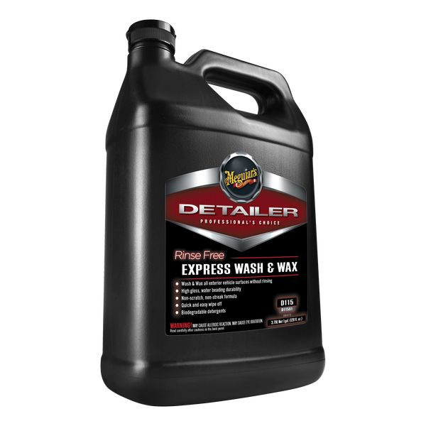Meguiars D11501 Rinse Free Express Wash & Wax (1-Gallon)