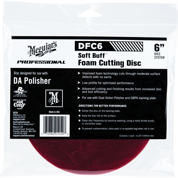 Meguiars Soft Buff Da Foam Cutting Disc