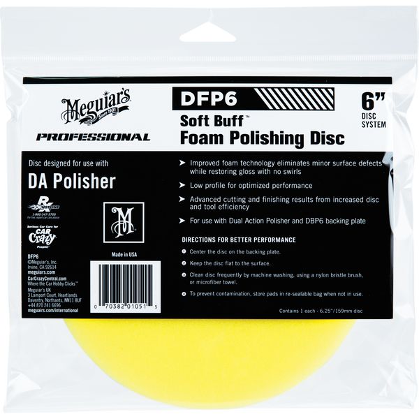 Meguiars Soft Buff Da Foam Polishing Disc