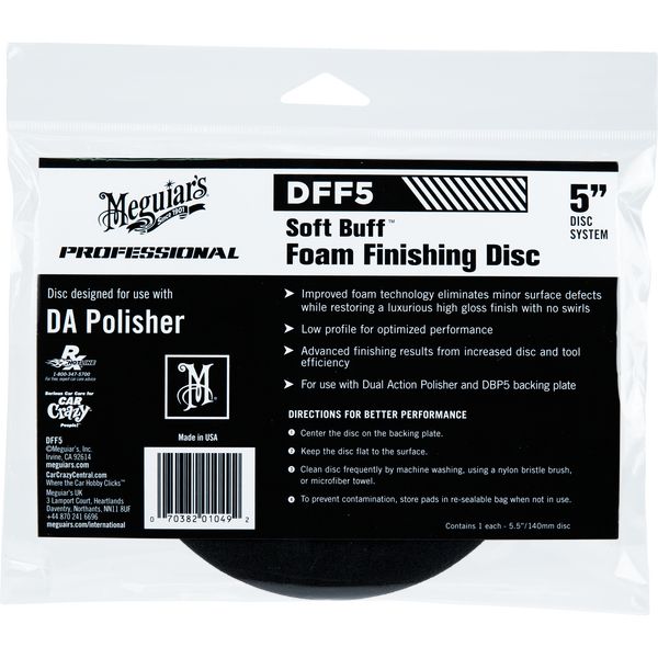 Meguiars DFF5 Soft Buff Foam Finishing Disc