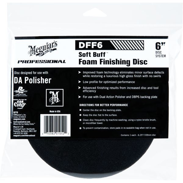 Meguiars Soft Buff Foam Finishing Disc
